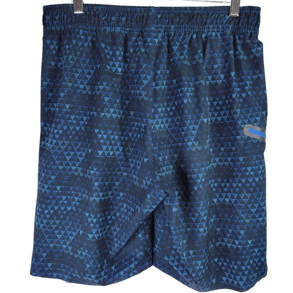 Eddie Bauer Travex Shorts Mens Large L Blue Stretch Drawstring Poly Nylon Cargo - Picture 3 of 12